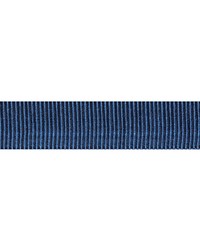 Medium Faille Tape Navy by  Schumacher Trim 