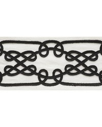 Ormond Tape Black by  Schumacher Trim 