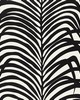 Schumacher Wallpaper ZEBRA PALM EBONY