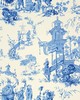 Schumacher Wallpaper CHINOIS CHINA BLUE