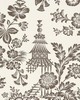 Schumacher Wallpaper SONG GARDEN COCOA
