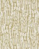 Schumacher Wallpaper TREE TEXTURE PALE GOLD