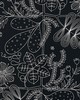 Schumacher Wallpaper BLOMMEN EBONY