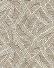 Schumacher Wallpaper ABSTRACT LEAF MOCHA