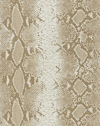 Snake Charmer Sand by  Schumacher Wallpaper 