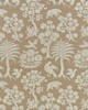 Schumacher Wallpaper WOODLAND SILHOUETTE SISAL MOCHA