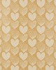 Schumacher Wallpaper HEART OF HEARTS IVORY & GOLD