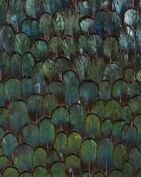 Jade Forest Green by  Schumacher Wallpaper 