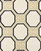 Schumacher Wallpaper OCTAVIA SISAL GOLD & JET