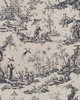 Schumacher Wallpaper SHENGYOU TOILE CHARCOAL