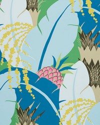 Ananas Peacock by  Schumacher Wallpaper 