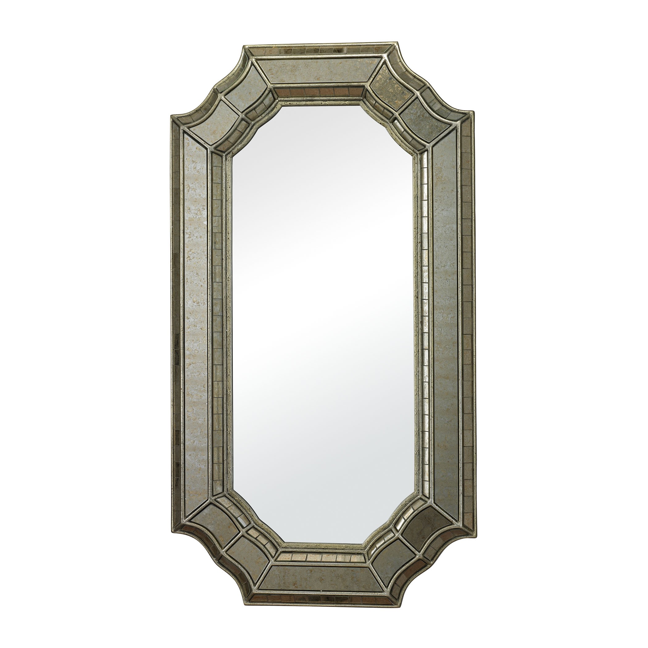 Saranap Smoked And Hand Cut Glass Mirror Mirrors