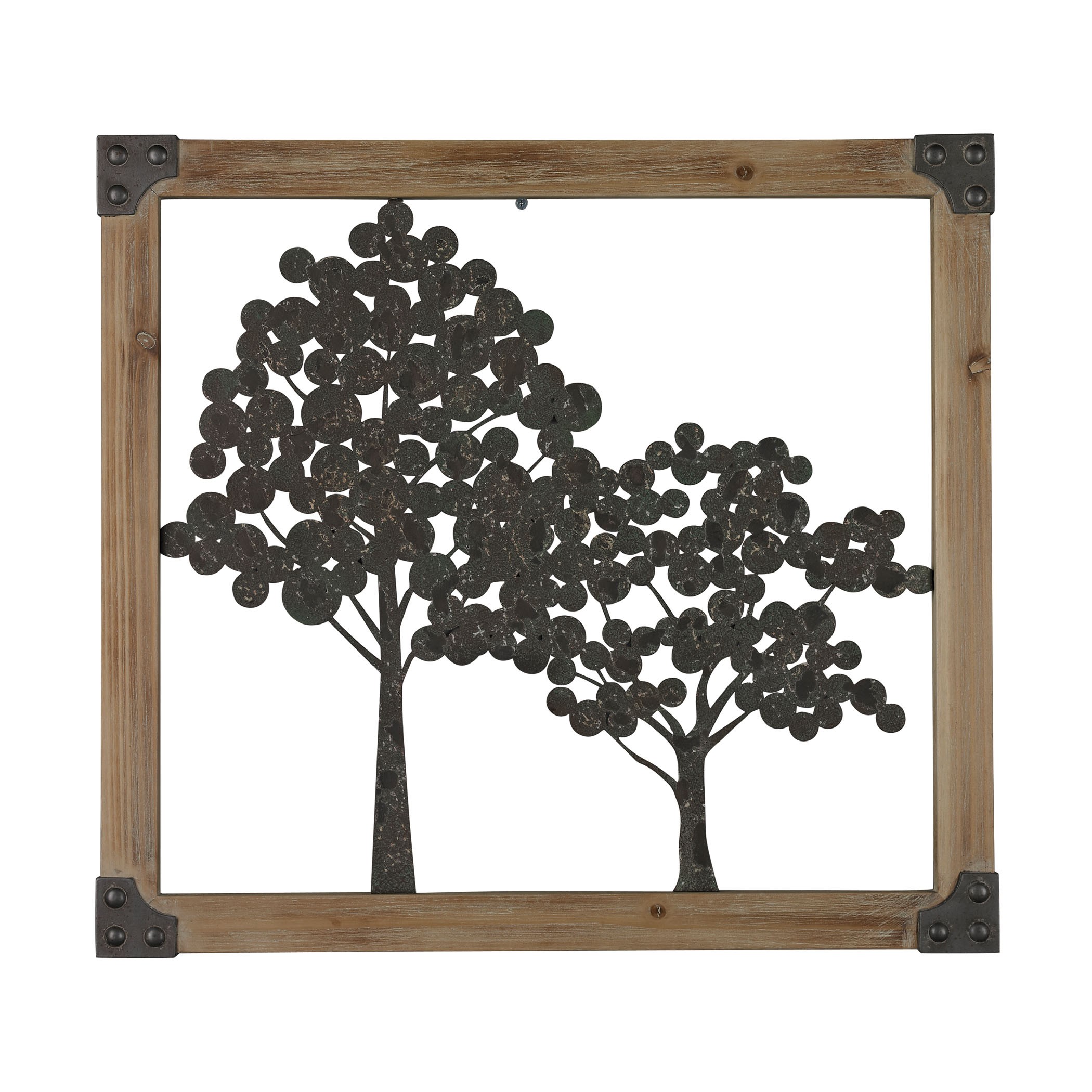 Sherwood-Tree Wall Decor In Natural Wood Frame