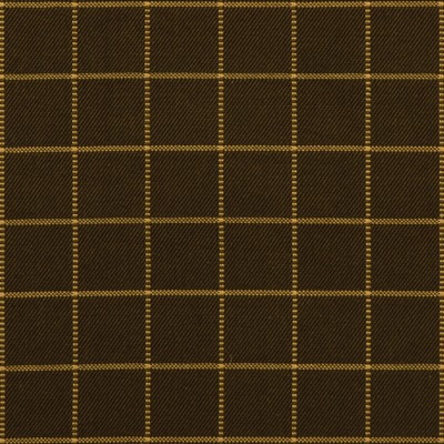 Ansible 603 Chocolate Brown COTTON Fire Rated Fabric Check   Fabric