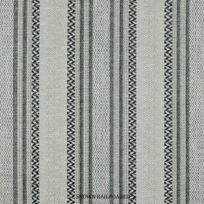 ARMANDO 922 GRANITE Grey RECYCLED  Blend Fire Rated Fabric Patterned Chenille  Striped Textures  Fabric