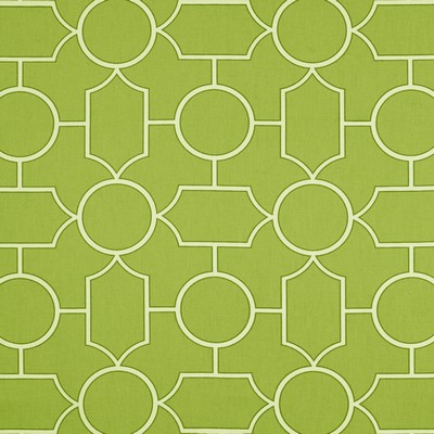 Baldwin 27 Celadon Green COTTON Fire Rated Fabric Geometric  Lattice and Fretwork   Fabric