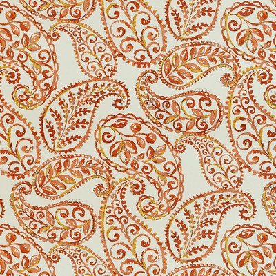 Bloomfield 30 Henna Red Red LINEN  Blend Fire Rated Fabric