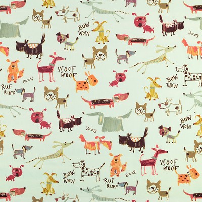 Bow Wow 107 Vintage Multipurpose COTTON Fire Rated Fabric Cat and Dog   Fabric