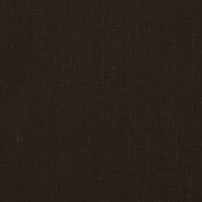 Brussels 663 Espresso Brown LINEN Fire Rated Fabric Medium Duty 100 percent Solid Linen   Fabric