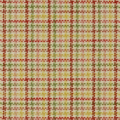 Chatham Plaid 73 Rose Red Red POLYESTER/35%  Blend Fire Rated Fabric