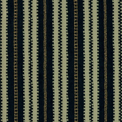 DODGER 55  NAVY Blue POLYESTER Fire Rated Fabric Striped   Fabric