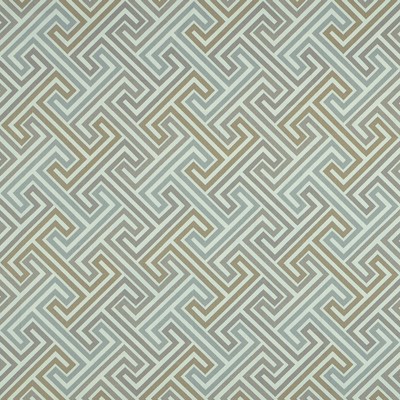 Jameson 145 Travertine COTTON  Blend Fire Rated Fabric Heavy Duty Fire Retardant Print and Textured Lattice and Fretwork   Fabric