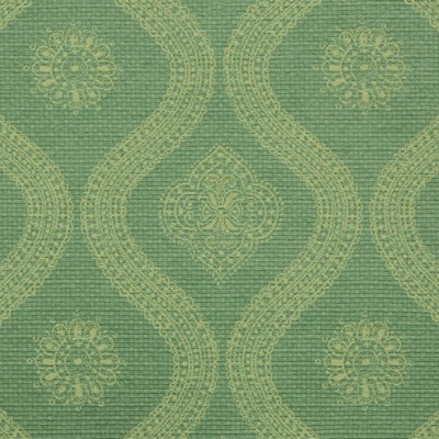Lucca 544 Mist POLYESTER  Blend Fire Rated Fabric Heavy Duty Ethnic and Global   Fabric