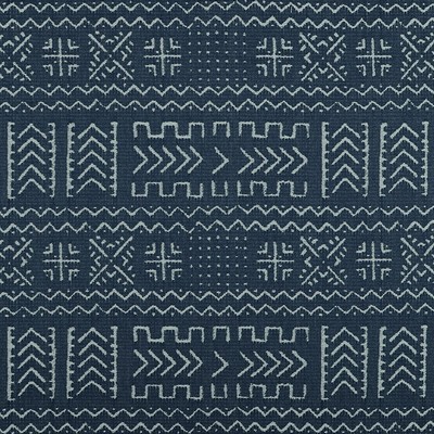 Mazinda 55 Navy Blue POLYESTER  Blend Fire Rated Fabric Heavy Duty NFPA 260  Novelty Western   Fabric