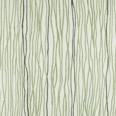 Magnolia Home Fashions MG-RAPIDS PALM MG-RAPID-PALM Green COTTON COTTON Fire Rated Fabric Wavy Striped  Fabric