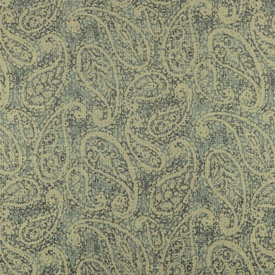 Nesling 999 Slate Grey POLYESTER  Blend Fire Rated Fabric Heavy Duty NFPA 260  Classic Paisley   Fabric