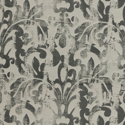 Paragon 91 Smoke Grey POLY  Blend Fire Rated Fabric Modern Contemporary Damask  Classic Damask  Heavy Duty  Fabric