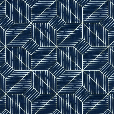 S-PLANX 55 NAVY Blue T-SPUN  Blend Fire Rated Fabric Geometric  Outdoor Textures and Patterns  Fabric