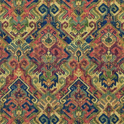 Sutton 100 Multi Multi COTTON  Blend Fire Rated Fabric Ethnic and Global  Navajo Print   Fabric