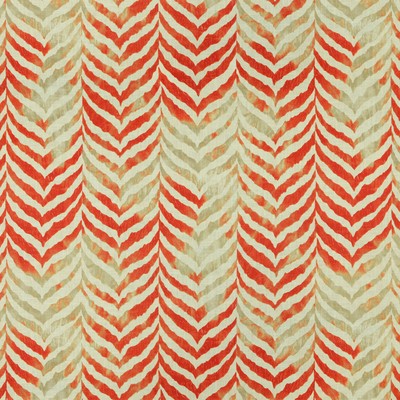 Tanzania 340 Mandarin LINEN  Blend Fire Rated Fabric Animal Print  NFPA 260   Fabric