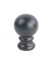 Iron Ball Finial Black by   