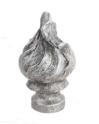 Flame Finial Silver by   