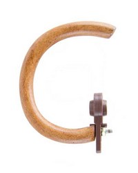 Faux Curtain Rings Acorn 7 Pack by   