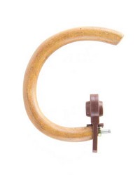 Faux Curtain Rings Pickled Oak 7 Pack by   