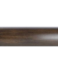 Wood Curtain Rod 8 Ft  Chocolate by   
