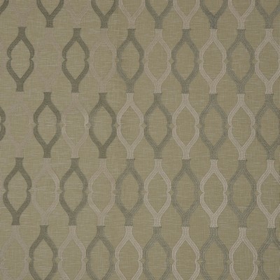 Mitchell Fabrics Selleca Linen in Casual Living Beige Polyester  Blend Embroidered Sheer   Fabric
