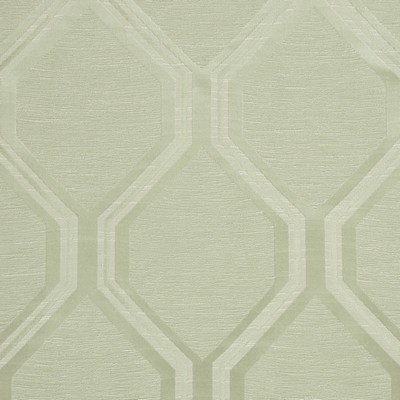 Mitchell Fabrics Arleta Mist in Enchanting Polyester  Blend Lattice and Fretwork   Fabric