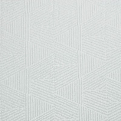 Mitchell Fabrics Crenshaw Cloud in Enchanting White Polyester Contemporary Diamond   Fabric