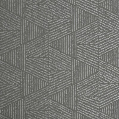 Mitchell Fabrics Crenshaw Graphite in Enchanting Black Polyester Contemporary Diamond   Fabric