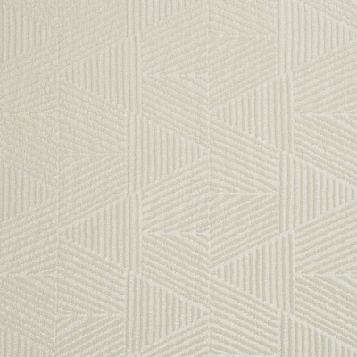 Mitchell Fabrics Crenshaw White in Enchanting White Polyester Contemporary Diamond   Fabric
