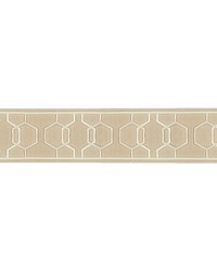 Bd110 Border 2.875in Ivory by  Catania Silks 