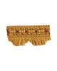 RM Coco Trim T1003 SCALLOP FRINGE GOLD DIGGER