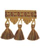 RM Coco Trim T1004 TASSEL FRINGE FRINGE Q45 FEMME