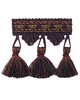 RM Coco Trim T1004 TASSEL FRINGE PURPLE PEAK