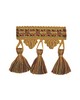 RM Coco Trim T1004 TASSEL FRINGE FRINGE Q45 FEMME