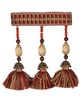 RM Coco Trim T1115 BEAD TASSEL F MERLOT BEAD TASSEL FRINGE